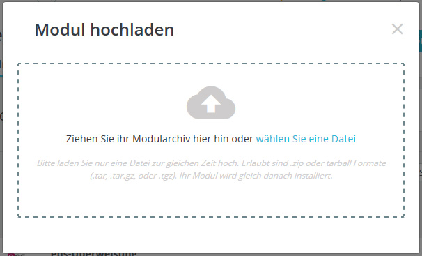 modul hochladen2