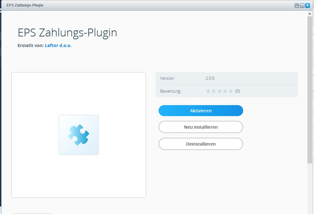 plugin aktivierung